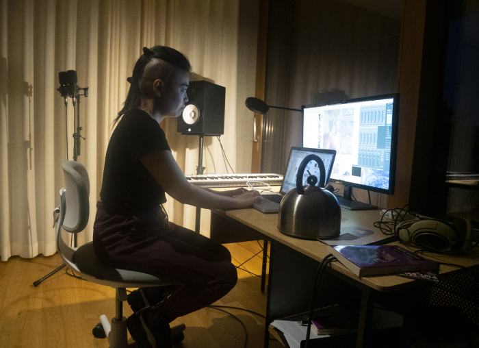 Laura Ige en résidence à La Becque