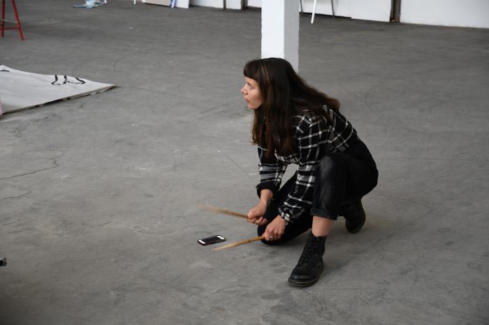 Diana Martin, étudiante Bachelor, performance sonore, 2020, DR